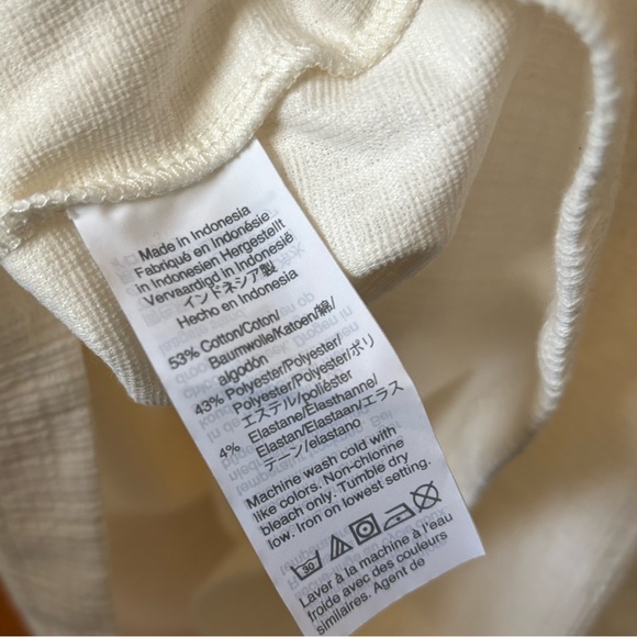 Madewell white crop top with adjustable straps size Small - Picture 5 of 8